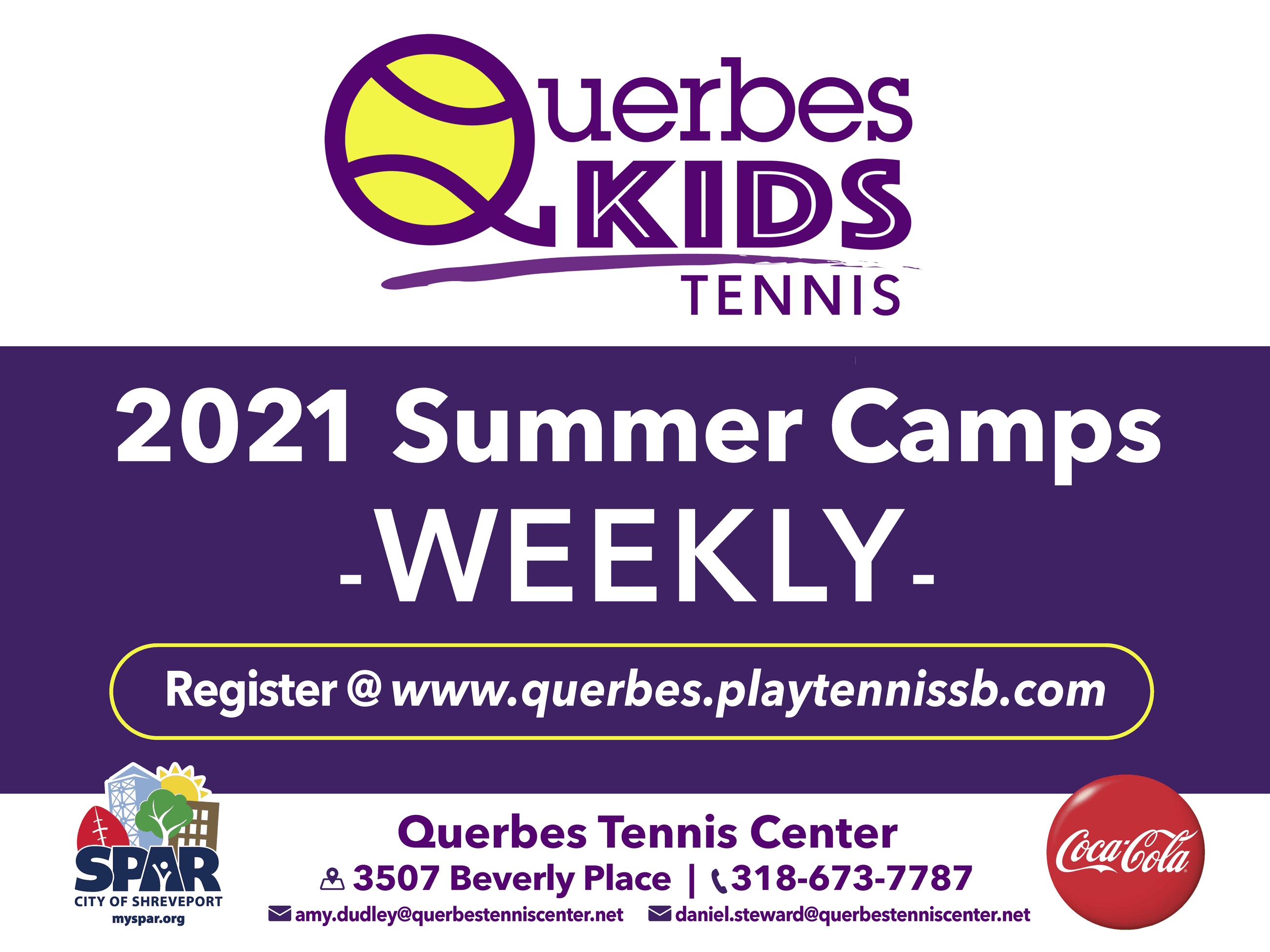 2021 QKT Summer Camps yard sign 2021 QKT Summer Camps yard sign