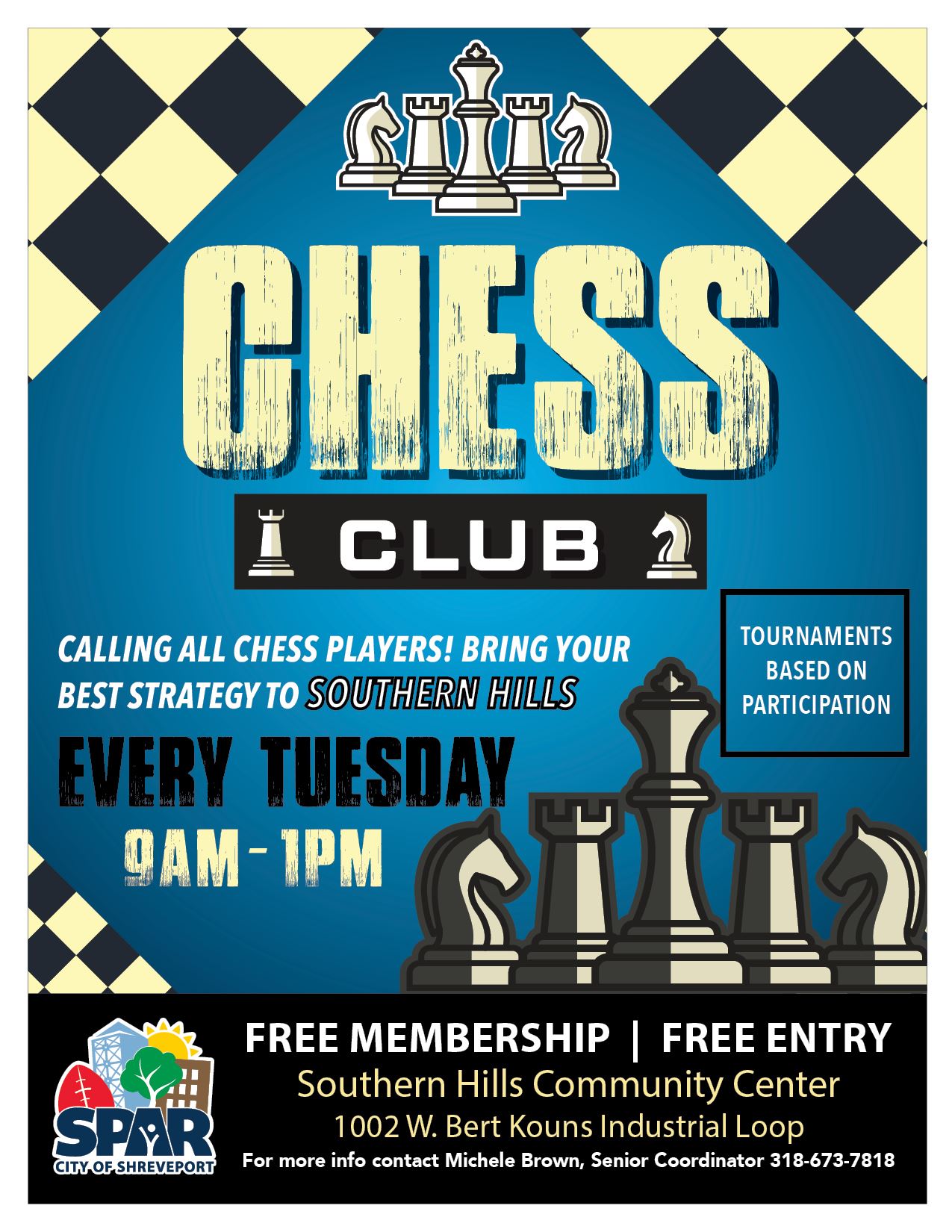 2024 CC-SH Chess Club flyer