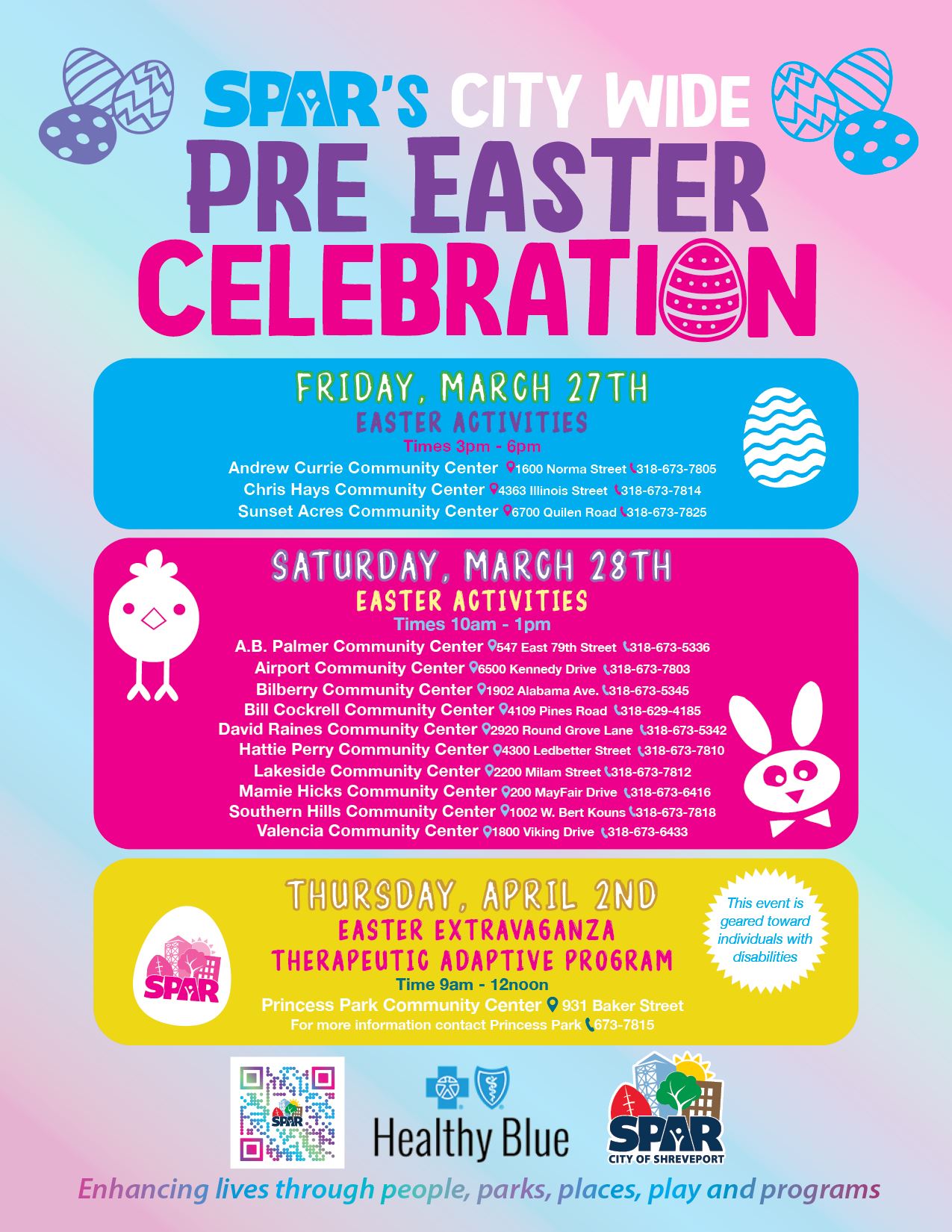 2026  Community Pre-Easter Celebration flyer