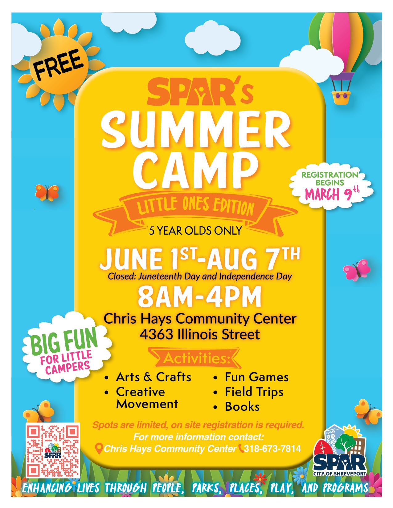 2026 06 Summer Break Camp_ChrisHays flyer