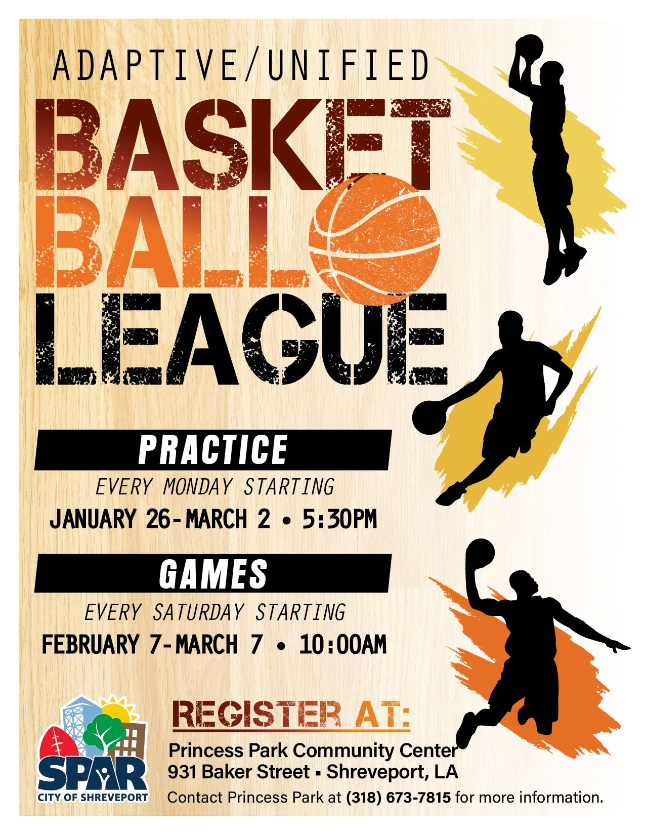 2026 01 CC-PP Adaptive Basketball flyer